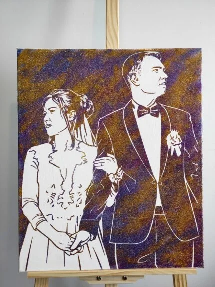 Quadro Personalizzato per Matrimoni e Ricorrenze